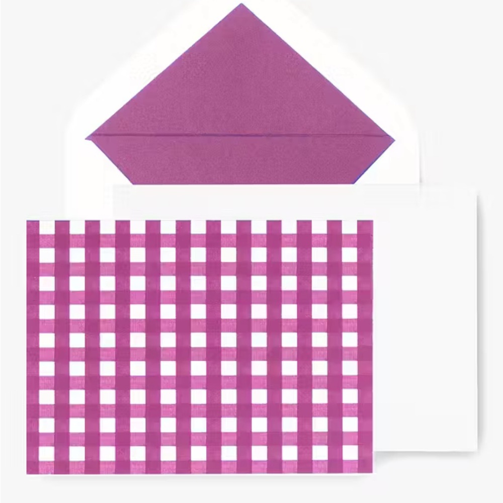 🆕 Kate Spade Gingham Note Cards